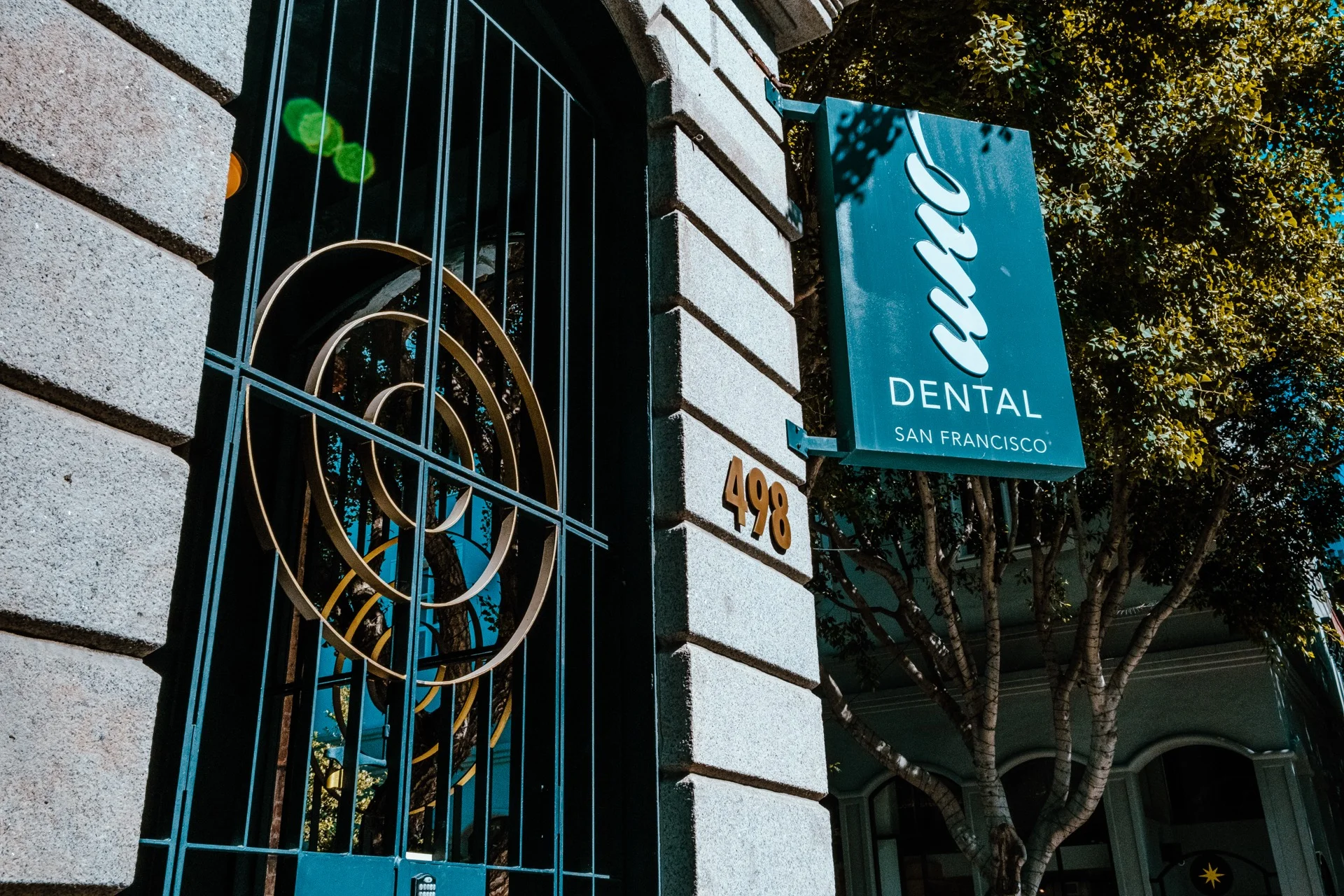 UNO DENTAL SAN FRANCISCO exterior — Jackson Square storefront detail